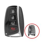 Hyundai Santa Fe 2013 Smart Remote Key Shell 3+1 Button SUV Trunk