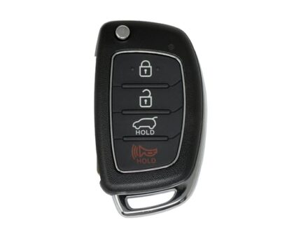 Hyundai Tucson 2014 Flip Remote Key Shell 4 Button TOY48 Blade