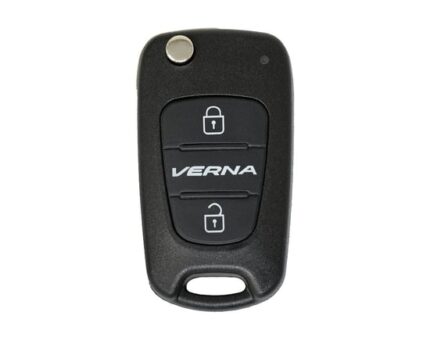 Hyundai Verna Flip Remote Key Shell 2 Button HYN14R