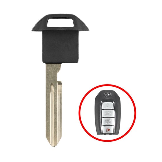 Infiniti 2019 Emergency Smart Remote Key Blade Infiniti 2019 Emergency Smart Remote Key Blade