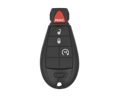 Jeep Cherokee 2014-2021 Fobik Remote Key Shell 3+1 Button Original Plastic