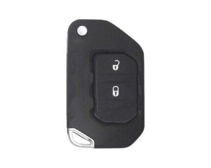 Jeep Wrangler Flip Remote Key Shell 2 Buttons