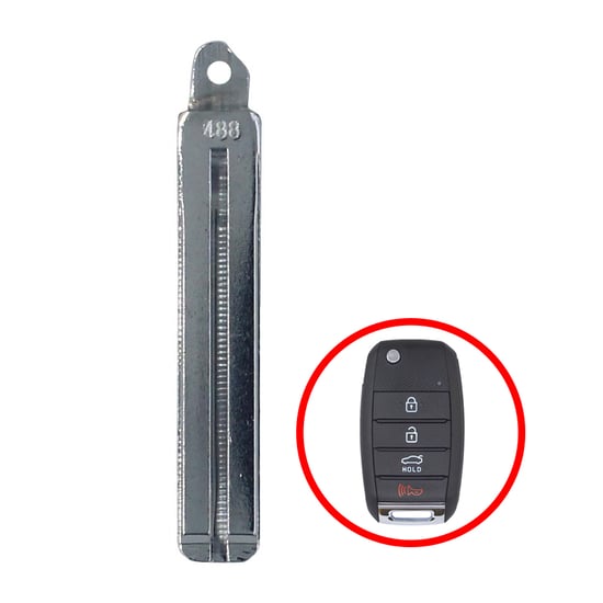 KIA Cadenza Genuine Emergency Smart Remote Key Blade 81996-3R500 KIA Cadenza Genuine Emergency Smart Remote Key Blade 81996-3R500