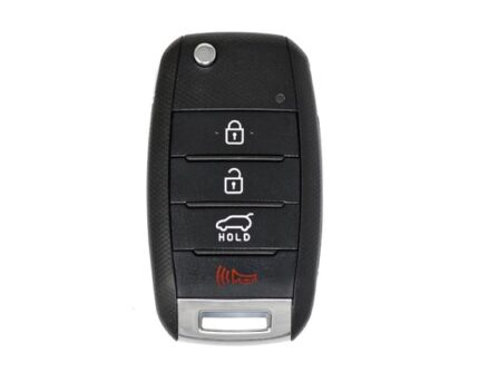 Kia Flip Remote Key Shell 3+1 Button With Panic HYN14R Blade