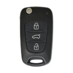 KIA Hyundai Flip Remote Key Shell SUV Type 3 Button TOY48 Blade