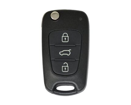 KIA Hyundai Flip Remote Key Shell SUV Type 3 Button TOY48 Blade
