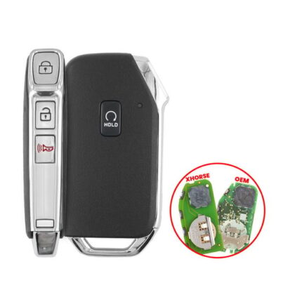 Kia Smart Remote Shell 3+1 Buttons Panic for Xhorse Board XZKA82EN