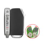 Kia Smart Remote Shell 3+1 Buttons Sedan Trunk for Xhorse Board XZKA82EN and OEM 6A Type