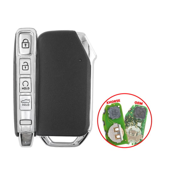 Kia Smart Remote Shell 4 Buttons Auto Start Sedan for Xhorse Board XZKA82EN