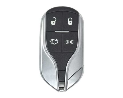 Maserati Chrome Smart Key Remote Shell 4 Buttons