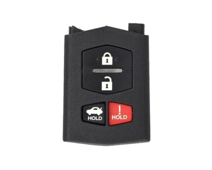 Mazda Flip Remote Key Shell 3+1 Button without Header