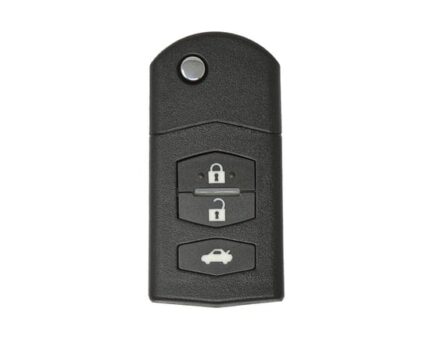 Mazda Flip Remote Key Shell 3 Button With Head