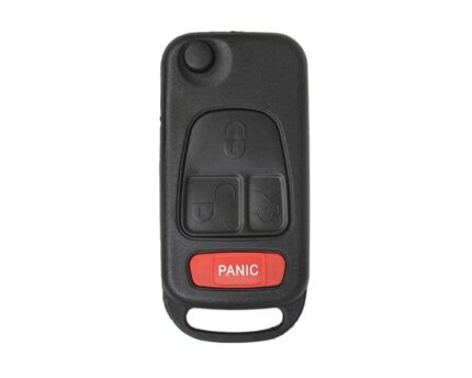 Mercedes Benz ML Flip Remote Key Shell 4 Buttons HU64 Blade
