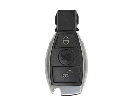 Mercedes Chrome Remote Key Shell 2 Buttons Modified