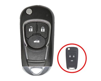 Opel Flip Remote Key Shell 3 Buttons Modified Type