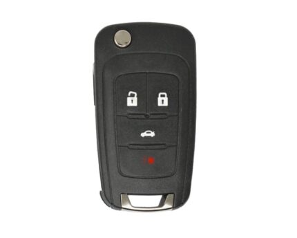 Opel Flip Remote Key Shell 4 Buttons