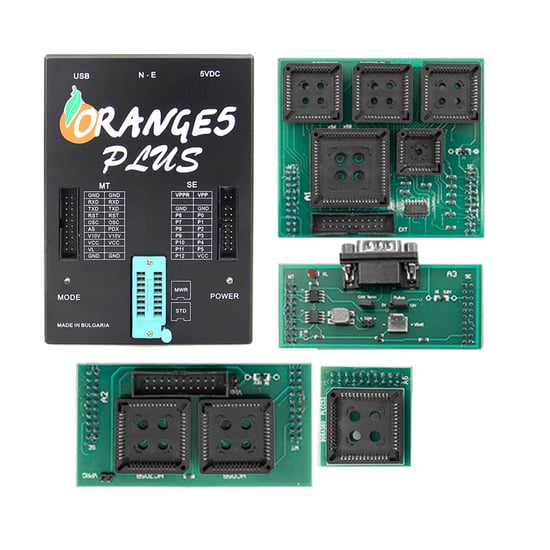 Orange5 ECU Programmer Basic Set Include (HC05B-HC705B) (TMS) (HC11A/EXX-PLCC52) (05 KL-CAN) Orange5 ECU Programmer Basic Set Include (HC05B-HC705B) (TMS) (HC11A/EXX-PLCC52) (05 KL-CAN)
