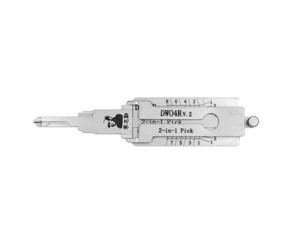 Original Lishi 2-in-1 Pick Decoder Tool DW04R-AG For GM Anti Glare Type