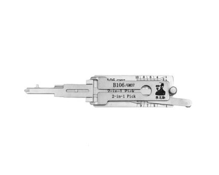 Original Lishi 2-in-1 Pick Decoder Tool GM37-AG