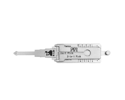 Original Lishi 2-in-1 Pick Decoder Tool GM39-AG 10 Cuts B102 Anti Glare Type