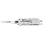 Original Lishi 2-in-1 Pick Decoder Tool Hu64(10)v.3 For Mercedes Twin Lifters Ignition Anti Glare Type