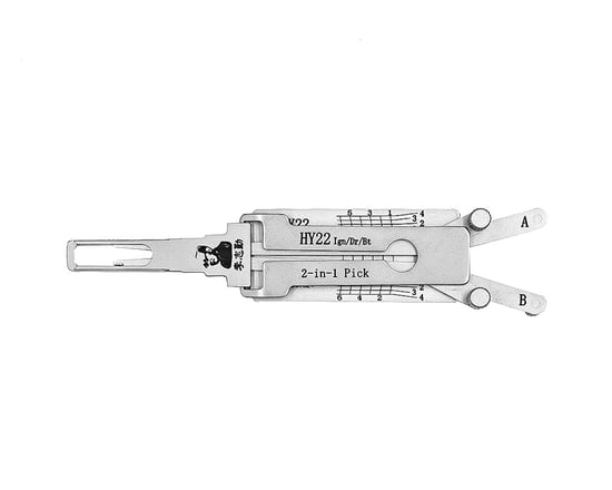 Original Lishi 2-in-1 Pick Decoder Tool HY22+AG Original Lishi 2-in-1 Pick Decoder Tool HY22+AG