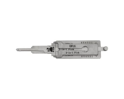 Original Lishi 2-in-1 Pick Decoder Tool KW16-AG for Kawasaki Motorcycle Anti Glare Type