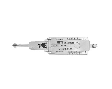 Original Lishi 2-in-1 Pick Decoder Tool MIT8-AG