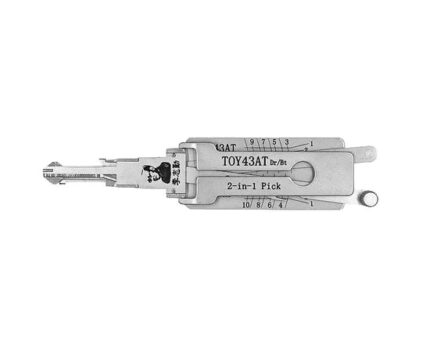 Original Lishi 2-in-1 Pick Decoder Tool TOY43AT-AG 10 Cuts