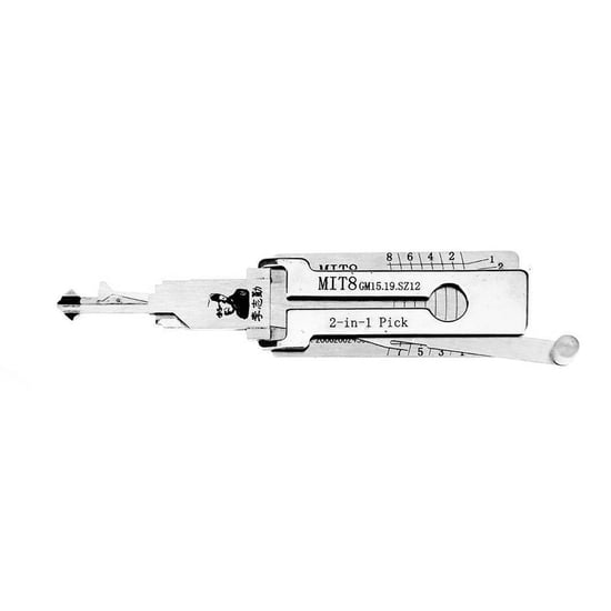 Original Lishi MIT8 GM15.19.SZ12 2-in-1 Decoder and Pick for Mitsubishi (Ignition) Original Lishi MIT8 GM15.19.SZ12 2-in-1 Decoder and Pick for Mitsubishi (Ignition)