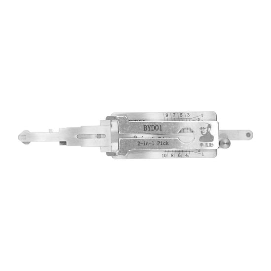 Original Lishi Mitsubishi BYD01 2-in-1 Pick and Decoder For BYD Key Way Original Lishi Mitsubishi BYD01 2-in-1 Pick and Decoder For BYD Key Way