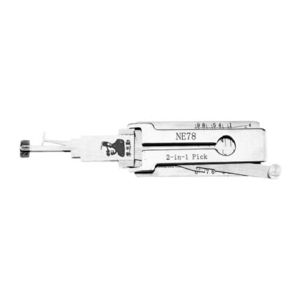 Original Lishi NE78 2-in-1 Decoder and Pick for Peugeot