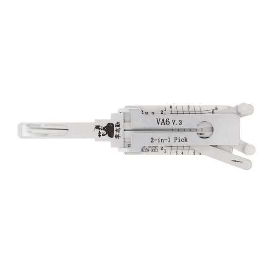 Original Lishi VA6 V.3 / 2-in-1 Decoder and Pick for Renault, Peugeot, and Smart Original Lishi VA6 V.3 / 2-in-1 Decoder and Pick for Renault, Peugeot, and Smart