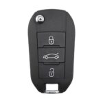 Peugeot 508 Flip Remote Key Shell 3 Buttons HU83 Blade