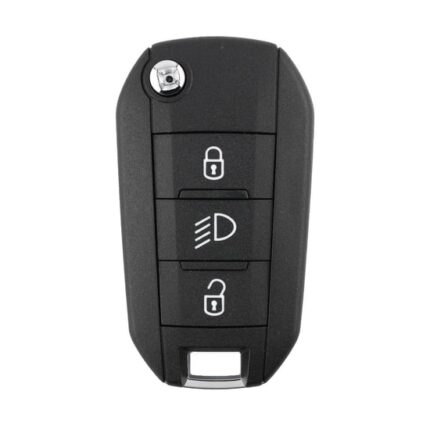 Peugeot Flip Remote Key Shell 3 Buttons VA2 Blade for Xhorse XEPG00EN PCB