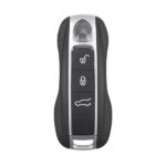 Porsche 2019 Smart Remote Key Shell 3 Buttons SUV Trunk Black And Silver Color