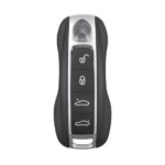 Porsche 2019 Smart Remote Key Shell 4 Buttons Sports Trunk Black And Silver Color