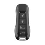 Porsche 2019 Smart Remote Key Shell 4 Buttons Sports Trunk - Black Color