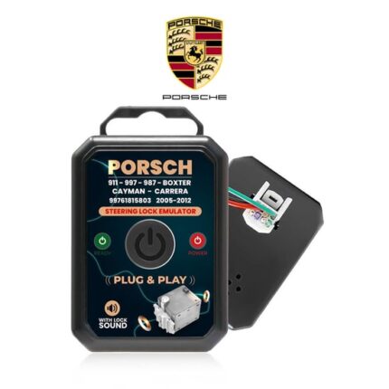 Porsche 911, 997, 987 Boxster, Cayman, Carrera 2005-2012 Steering Lock Emulator Simulator