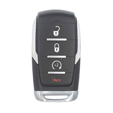 RAM 2020 Smart Remote Key Shell 3+1 Buttons Auto Start