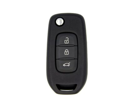 REN Dacia Flip Remote Key Shell 3 Buttons White Color HU179 Blade