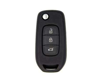 REN Flip Remote Key Shell 3 Buttons White Color HYN17 Blade
