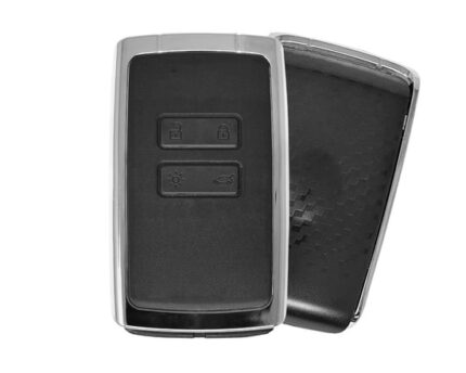 REN Megane4 Talisman Espace5 Smart Key Card Shell 4 Buttons Black Color