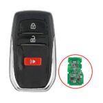 Toyota Corolla Cross Smart Remote Key Shell 2+1 Buttons Chrome Sides BA Type