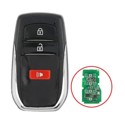 Toyota Corolla Cross Smart Remote Key Shell 2+1 Buttons Chrome Sides BA Type