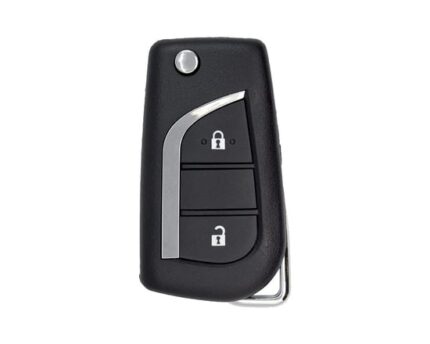 Toyota Corolla Flip Remote Key Shell 2 Buttons VA2 Blade