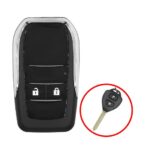 Toyota Flip Remote Key Shell 2 Buttons Modified Horizontal Type