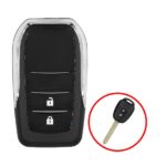 Toyota Flip Remote Key Shell 2 Buttons Modified Vertical Type