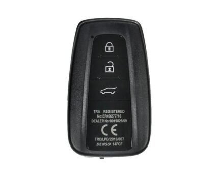 Toyota Land Cruiser Prado 2018-2019 Genuine Smart Remote Key Shell 3 Buttons 89072-60G20