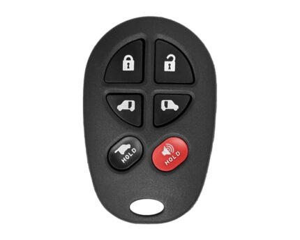 Toyota Sienna Remote Key Shell 5+1 Buttons